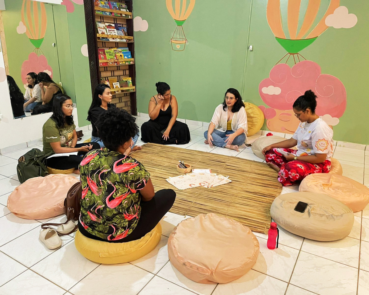 Roda de formação para cuidadoras